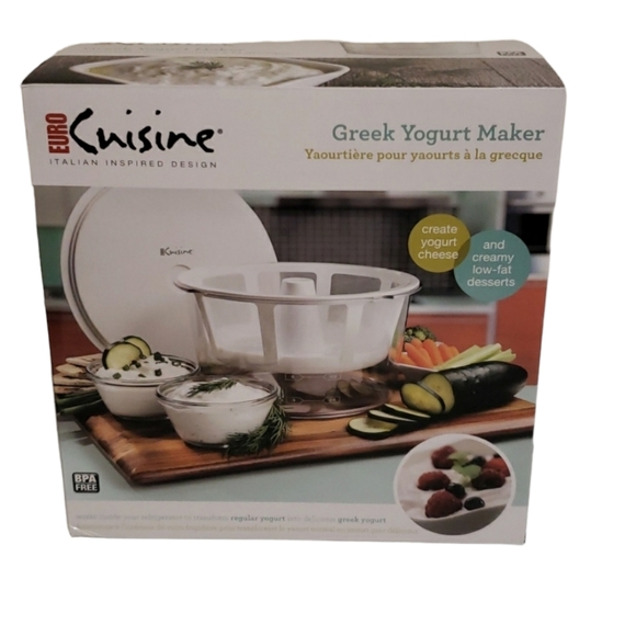 Euro Cuisine Kitchen Euro Cuisine Greek Yogurt Maker Cheese Food